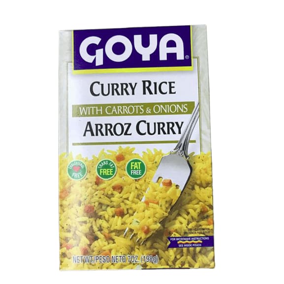 Goya Foods Curry Rice with Carrots & Onions, 7 oz - ShelHealth.Com