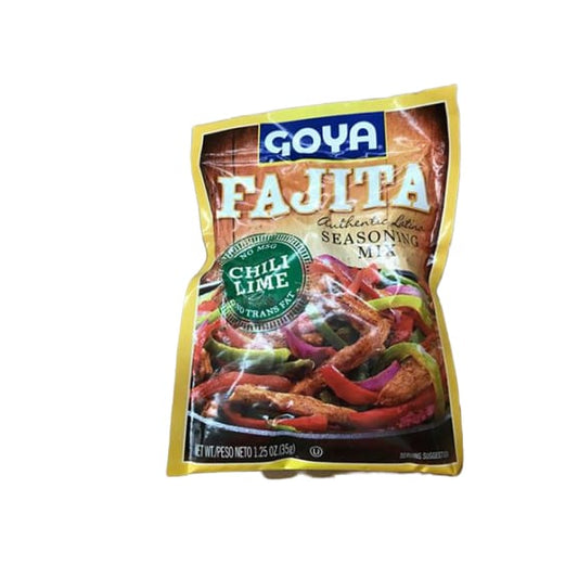 Goya Foods Fajita Seasoning Mix, 1.25 Ounce - ShelHealth.Com