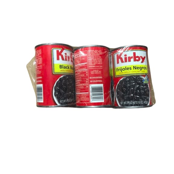 Goya Foods Kirby Black Beans, 15-Ounce (Pack of 6) - ShelHealth.Com