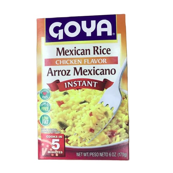 Goya Foods Mexican Rice Mix, Chicken Flavor, 6 Ounce - ShelHealth.Com