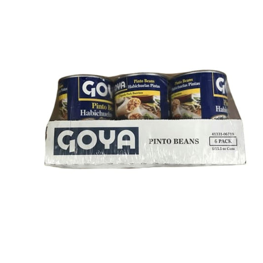 Goya Foods Pinto Beans, 15.5 Ounce (Pack of 6) - ShelHealth.Com