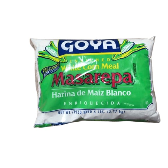 Goya Foods White Corn Meal Masarepa, Pre-Cooked , 5 Pound - ShelHealth.Com
