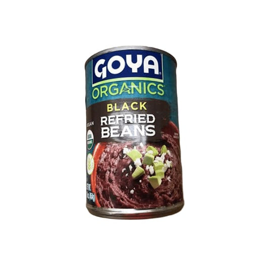 Goya Organics Black Refried Beans, 16 oz - ShelHealth.Com