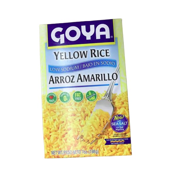 Goya Rice Mix Yellow Low Sodium, 7 Oz - ShelHealth.Com