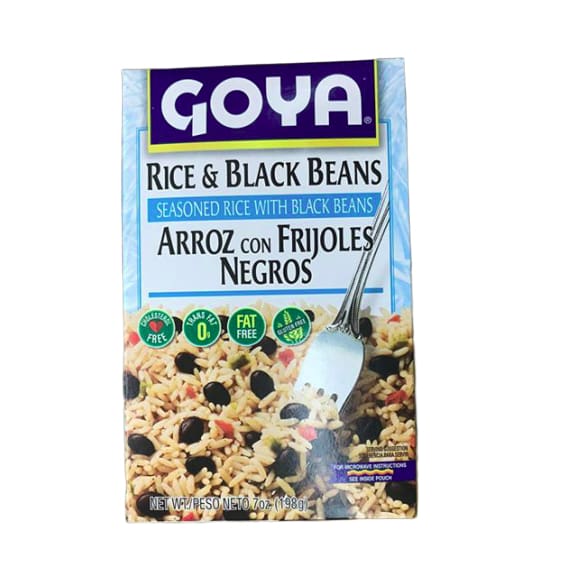 Goya Seasoned Rice with Black Beans, 7 Oz (Case of 5) | ShelHealth