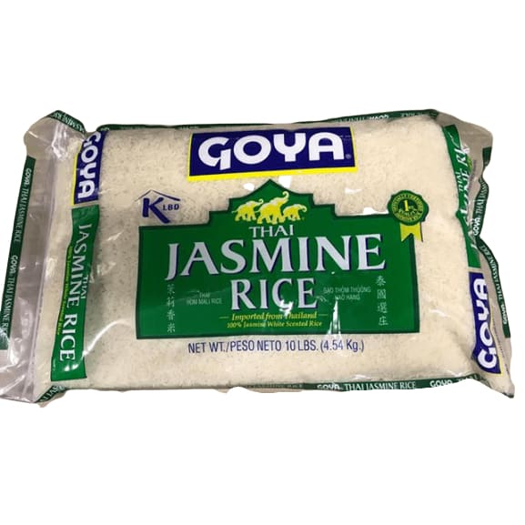 Goya Thai Jasmine Rice, 10 lb. Bag - ShelHealth.Com