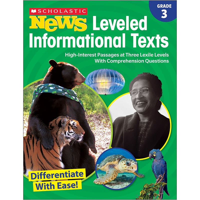 Gr 3 Scholastic News Leveled Info Texts (Pack of 3) - Activities - Scholastic Teaching Resources