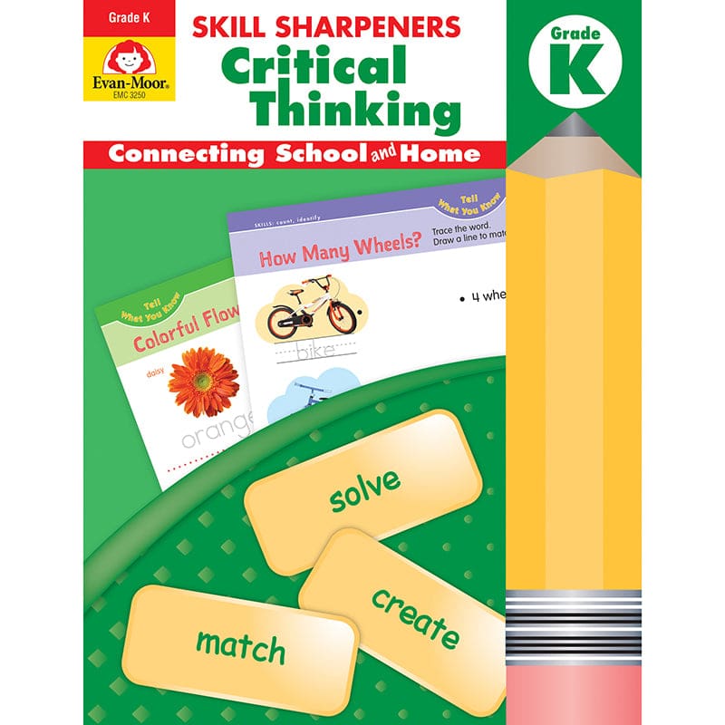 Gr K Skill Sharpeners Critical Thinking (Pack of 6) - Books - Evan-moor