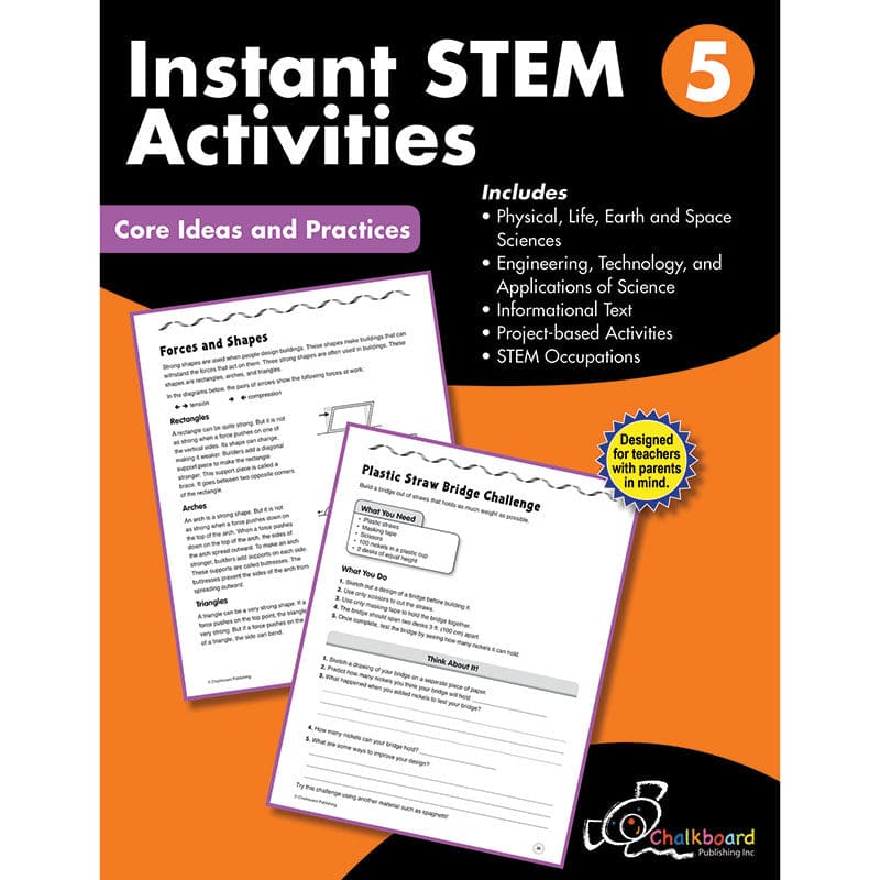 Gr5 Instant Activities Workbook Stem (Pack of 2) - Activity Books & Kits - Creative Teaching Press