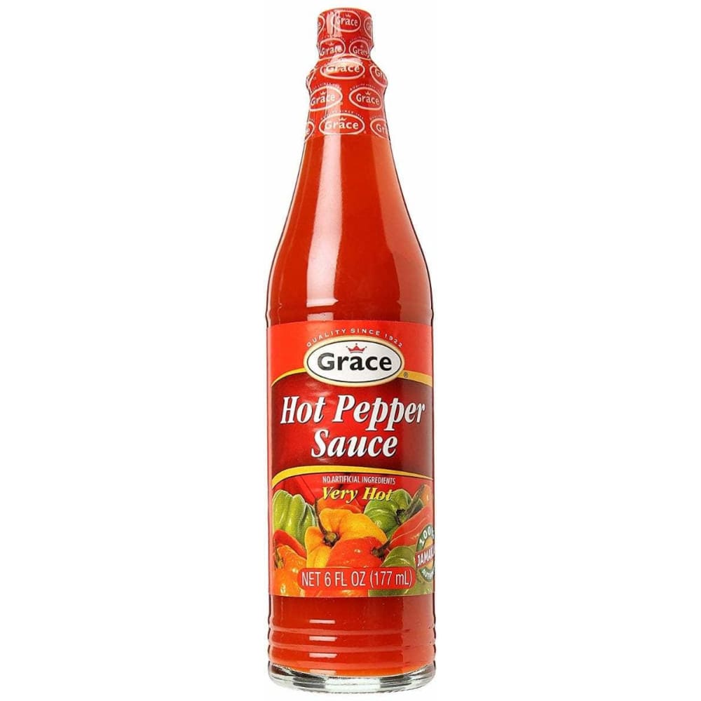 Grace Foods Grace Caribbean Hot Pepper Sauce, 6 oz