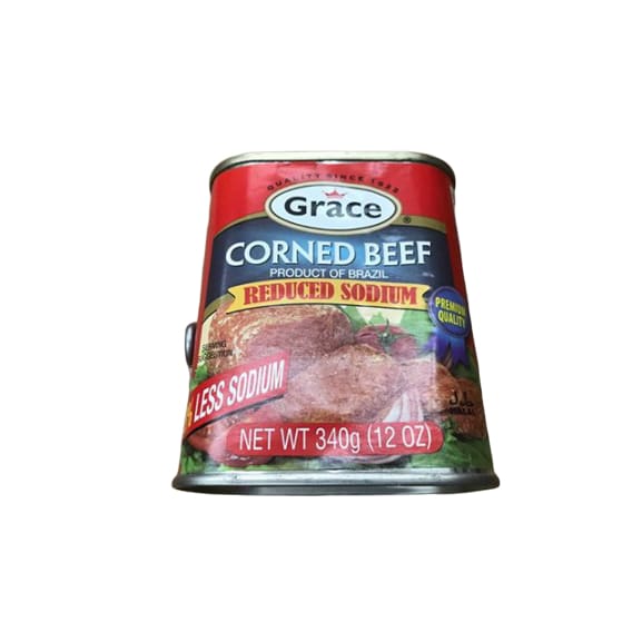 Grace Corned Beef Reduced Sodium, 12 oz - ShelHealth.Com