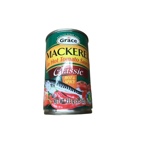 Grace Mackerel in Hot Tomato Sauce Classic Hot & Spicy, 5.5 oz - ShelHealth.Com