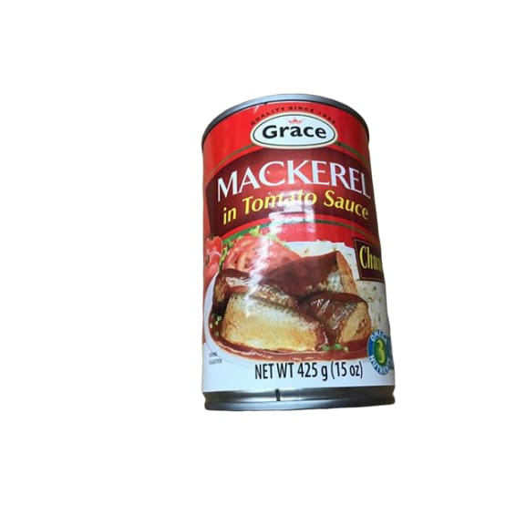 Grace Mackerel in Tomato Sauce, 15 oz - ShelHealth.Com