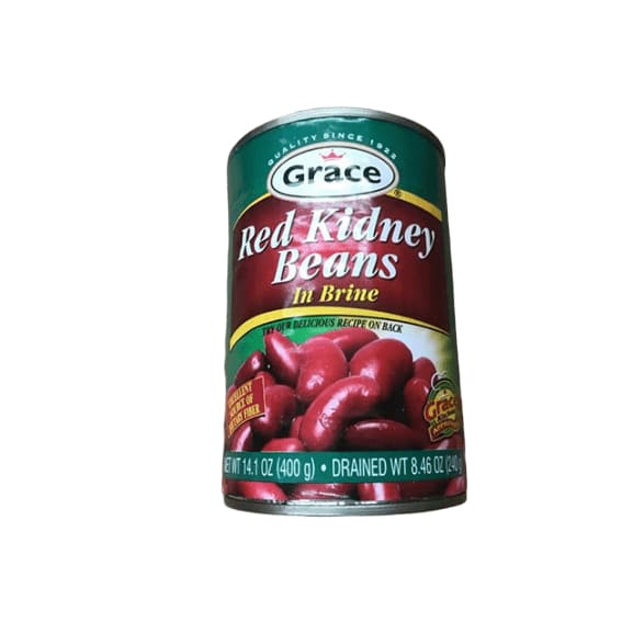 Grace Red Kidney Beans in Brine, 14 oz - ShelHealth.Com