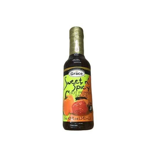 Grace Sweet N' Spicy Hot Pepper Sauce Mild 142ml, 5oz - ShelHealth.Com