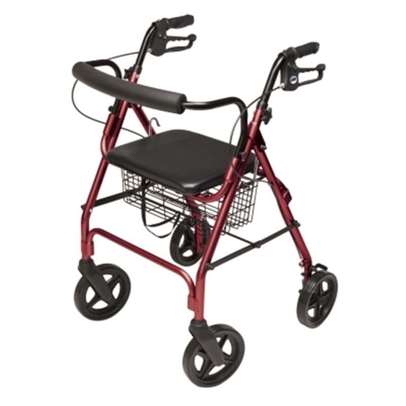 Graham Field Rollator Burg. Curved 8In Wheel 300# Cap - Durable Medical Equipment >> Rollators - Graham Field