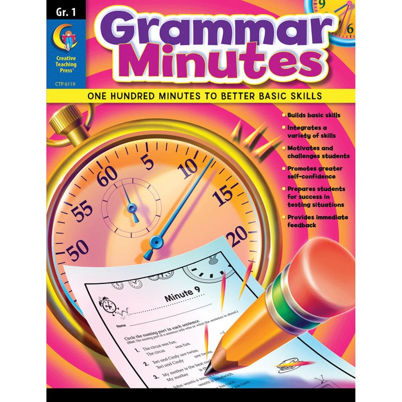 Grammar Minutes Gr 1 (Pack of 2) - Grammar Skills - Creative Teaching Press