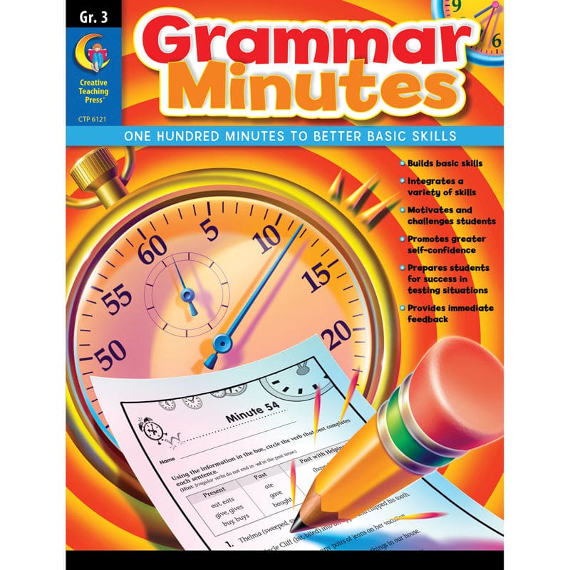 Grammar Minutes Gr 3 (Pack of 2) - Grammar Skills - Creative Teaching Press