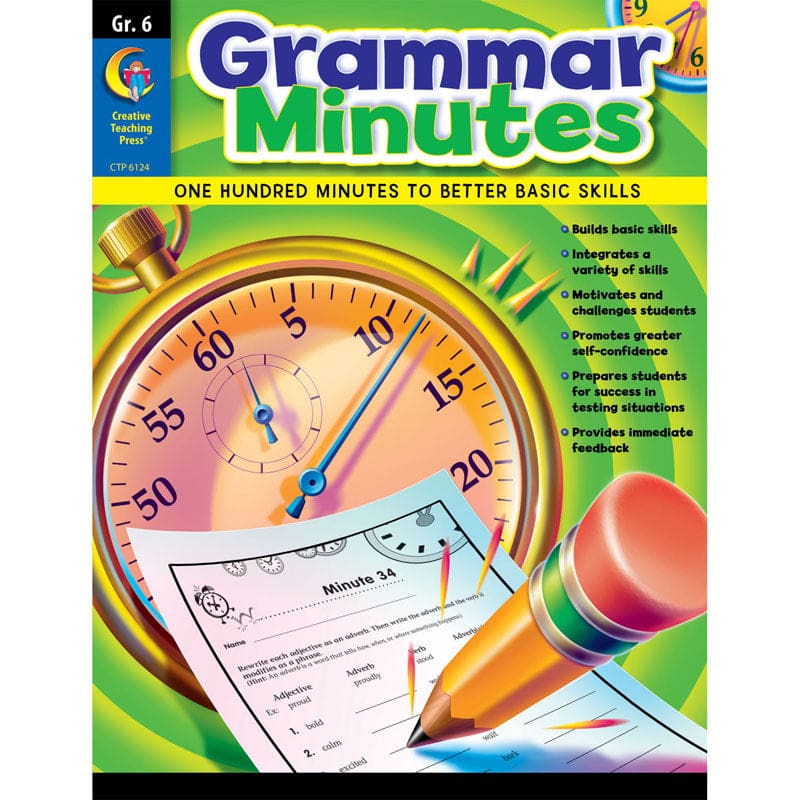 Grammar Minutes Gr 6 (Pack of 2) - Grammar Skills - Creative Teaching Press