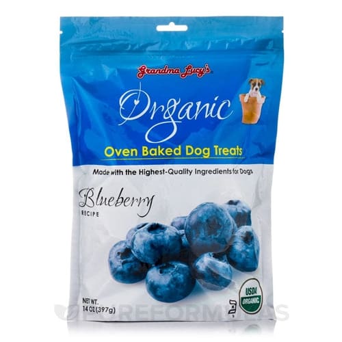 Grandma Lucys Dog Organic Baked Blueberry Treat 14 Oz - Pet Supplies - Grandma Maes