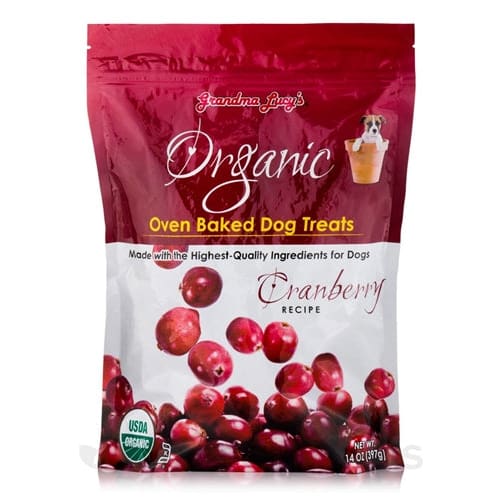 Grandma Lucys Dog Organic Baked Cranberry Treat 14Oz - Pet Supplies - Grandma Maes