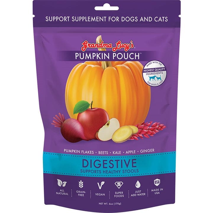 Grandma Lucys Pumpkin Pouch Digestive 6oz. - Pet Supplies - Grandma Maes