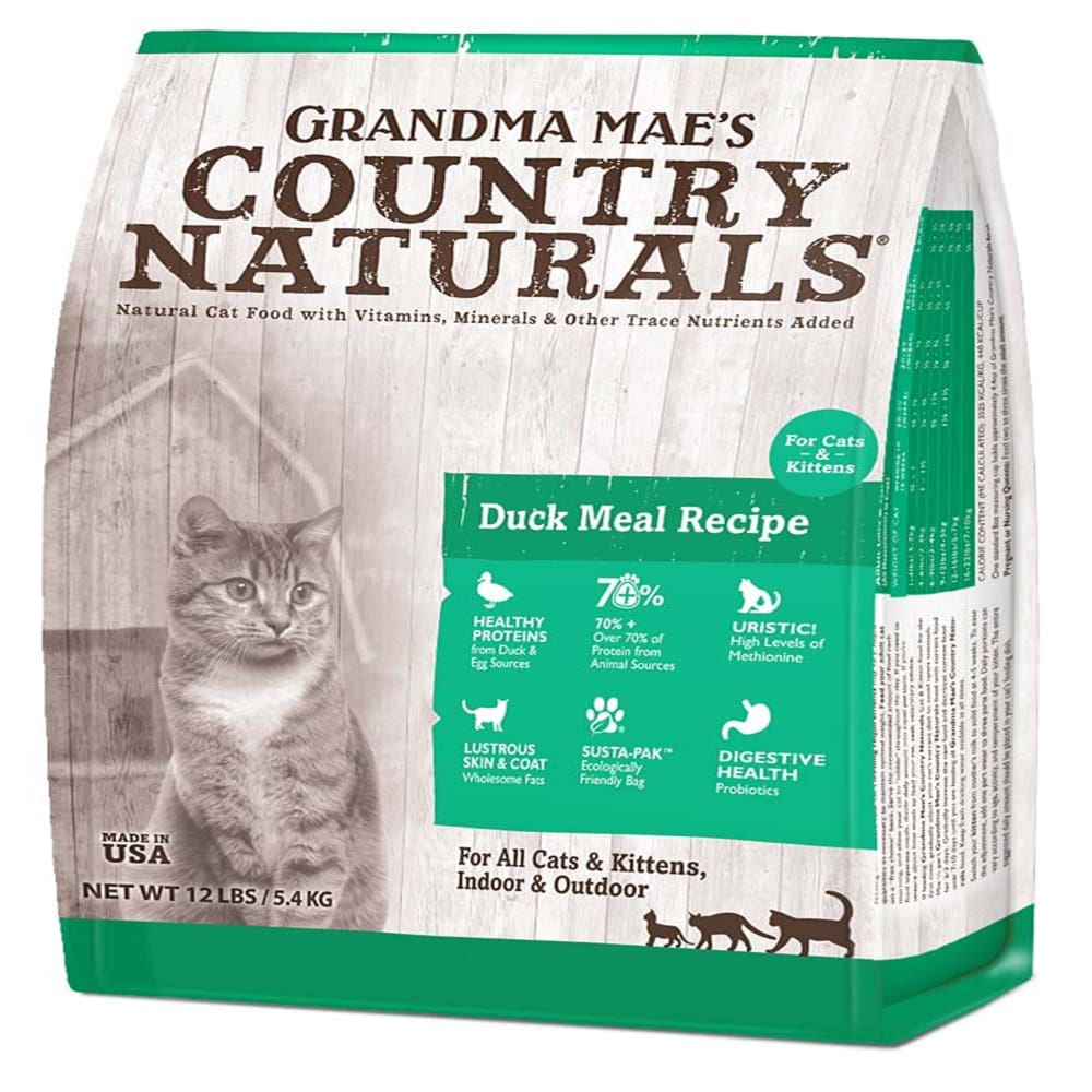 Grandma Maes Country Naturals Cat Duck Meal Recipe for Cats and Kittens 6lbs. - Pet Supplies - Grandma Maes