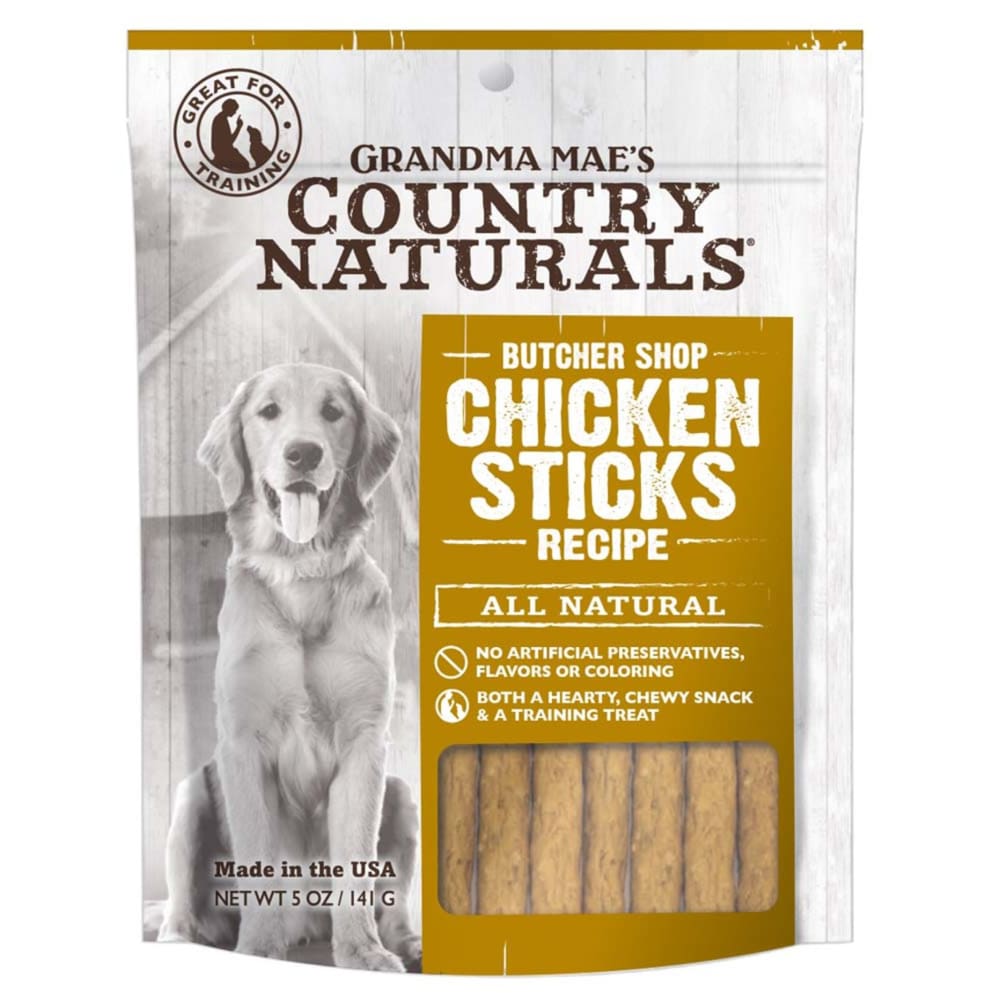Grandma Mae’s Country Naturals Chicken Sticks Dog Treats 5 oz - Pet Supplies - Grandma Maes