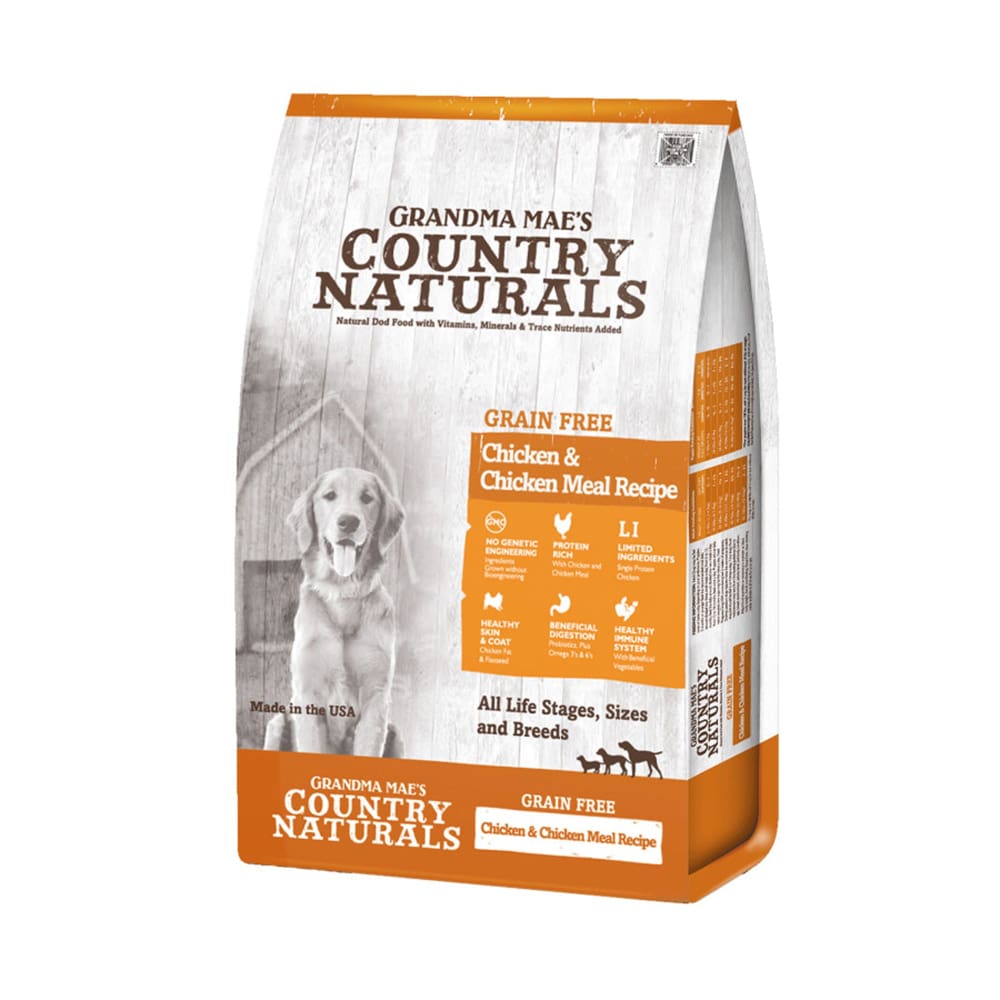Grandma Maes Country Naturals Grain Free Chicken and Chicken Meal Dog Food 25 lb - Pet Supplies - Grandma Maes