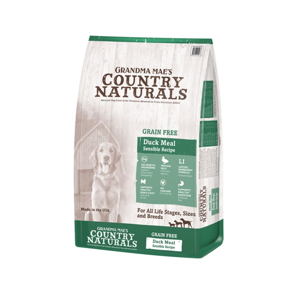 Grandma Maes Country Naturals Grain Free Duck Meal Sensible Recipe 14 lb - Pet Supplies - Grandma Maes