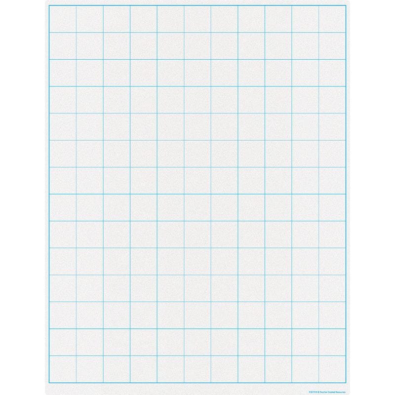 Graphing Grid Square Dryerase Chart 1-1/2 Inch (Pack of 10) - Math - Teacher Created Resources