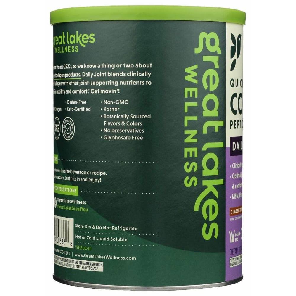GREAT LAKES WELLNESS New GREAT LAKES WELLNESS: Collagen Daily Joint, 8 oz