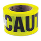 Great Neck Caution Safety Tape Non-adhesive 3 X 1,000 Ft Yellow - Janitorial & Sanitation - Great Neck®