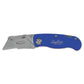 Great Neck Sheffield Folding Lockback Knife 1 Utility Blade 2 Blade 3.5 Aluminum Handle Blue - Office - Great Neck®