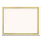 Great Papers! Foil Border Certificates 8.5 X 11 Ivory/gold With Braided Gold Border 12/pack - Office - Great Papers!®