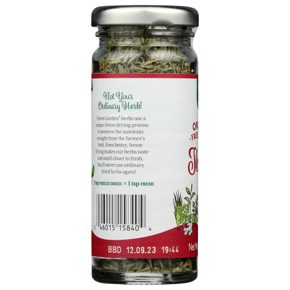 GREEN GARDEN: Organic Freeze Dried Thyme 0.26 oz - Grocery > Cooking & Baking > Extracts Herbs & Spices - GREEN GARDEN