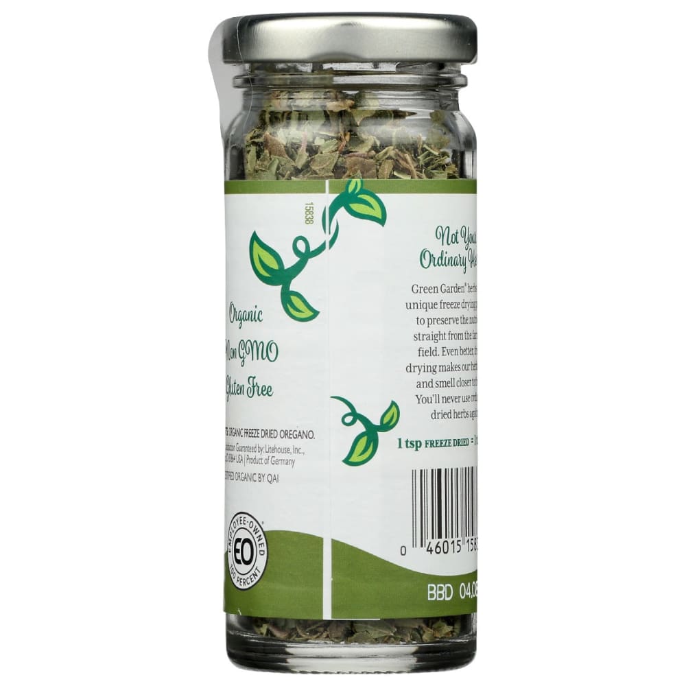 GREEN GARDEN: Ssnng Herb Oreg Frz Dried 108 ml - Grocery > Cooking & Baking > Extracts Herbs & Spices - Green Garden