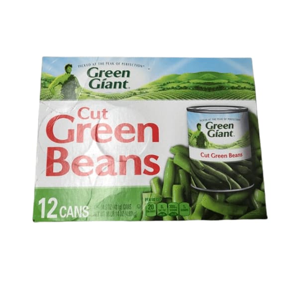 Green Giant Cut Green Beans, 4 Pack of 14.5 Ounce Cans - ShelHealth.Com