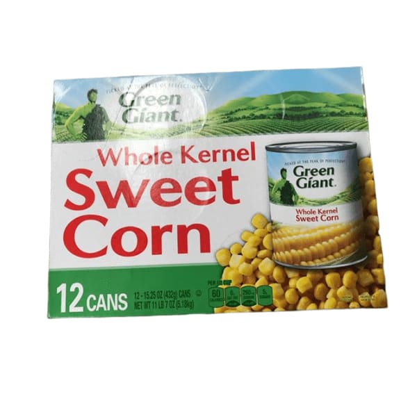 Green Giant Whole Kernel Sweet Corn , 15.25-Ounce (Case of 12) - ShelHealth.Com