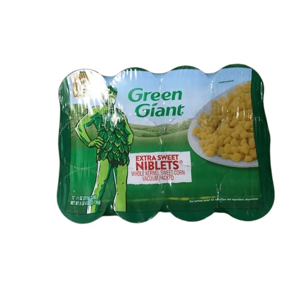 Green Giant Whole Kernel Sweet Corn Niblets, 11 Ounce Can (Pack of 12) - ShelHealth.Com