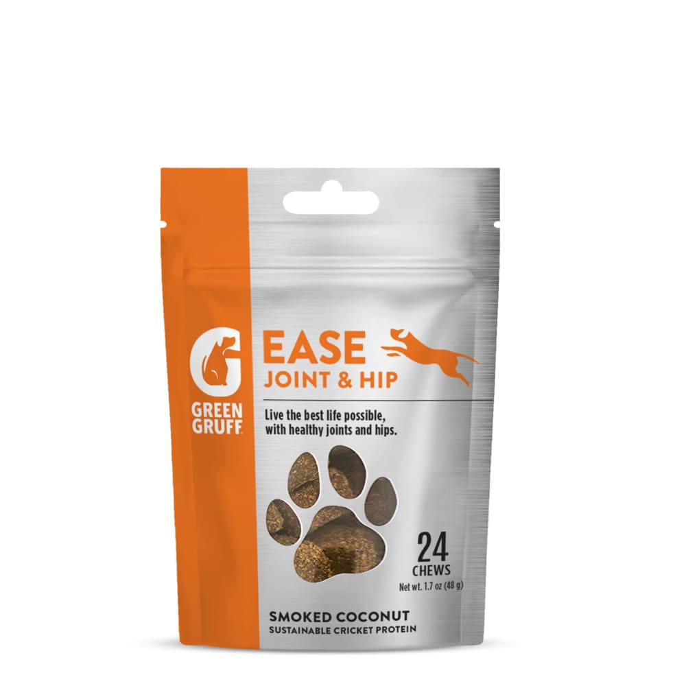 Green Gruff Ease Joint Hip Dog Supplements 1ea-24 ct - Pet Supplies - Green Gruff