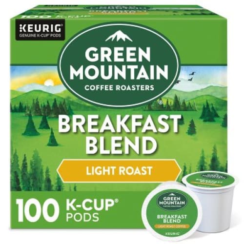 Green Mountain Coffee Breakfast Blend K-Cup Pods (100 ct.) - Green Mountain