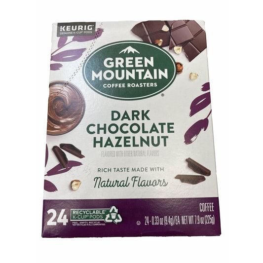 Green Mountain Coffee Green Mountain Coffee Roasters Dark Chocolate Hazelnut Coffee, Keurig Single Serve K-Cup Pods, 24 Count