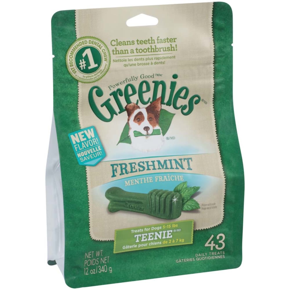 Greenies Dog Dental Treats Fresh 1ea/27 oz 43 ct Teenie - Pet Supplies - Greenies