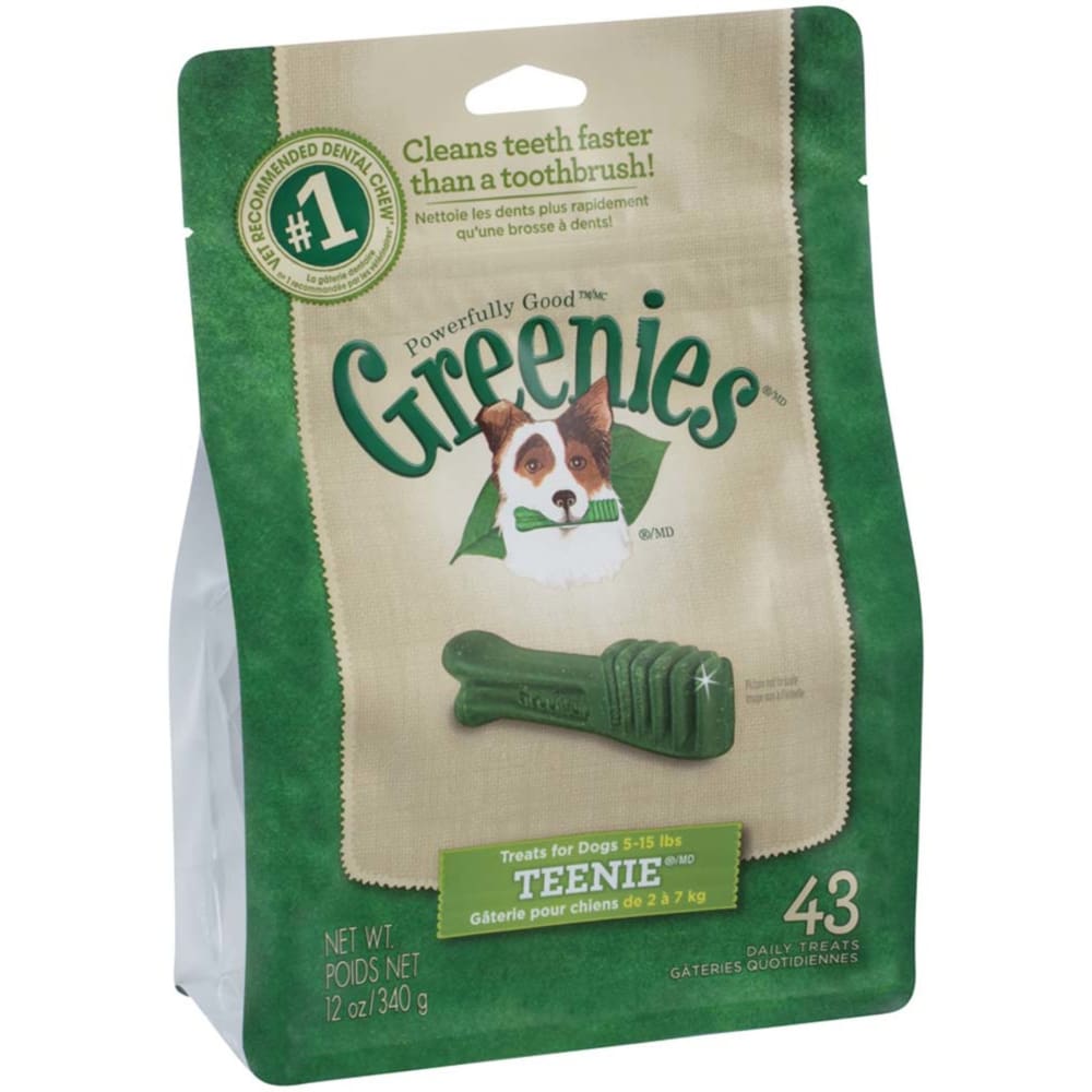 Greenies Dog Dental Treats Original 1ea/12 oz 43 ct Teenie - Pet Supplies - Greenies