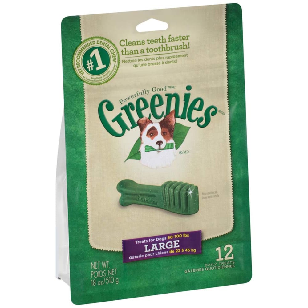 Greenies Dog Dental Treats Original 1ea/18 oz 12 ct Large - Pet Supplies - Greenies