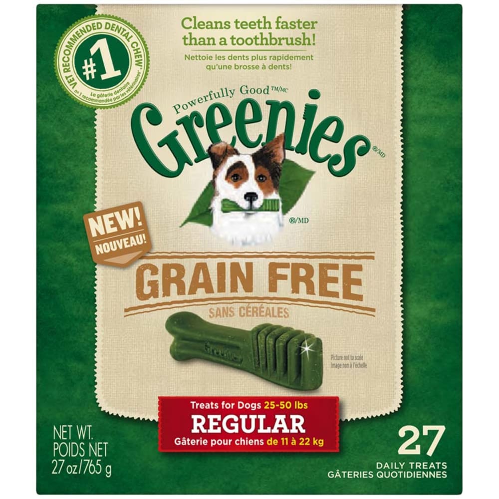 Greenies Grain Free Dog Dental Treats Original 1ea/27 oz 27 ct Regular - Pet Supplies - Greenies