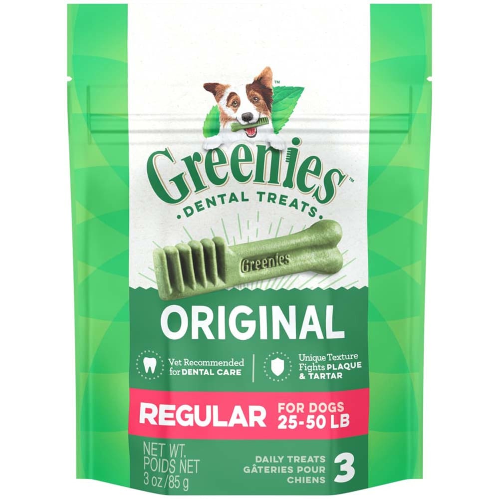 Greenies Original Dog Dental Treat 3 oz 5 Count Petite - Pet Supplies - Greenies
