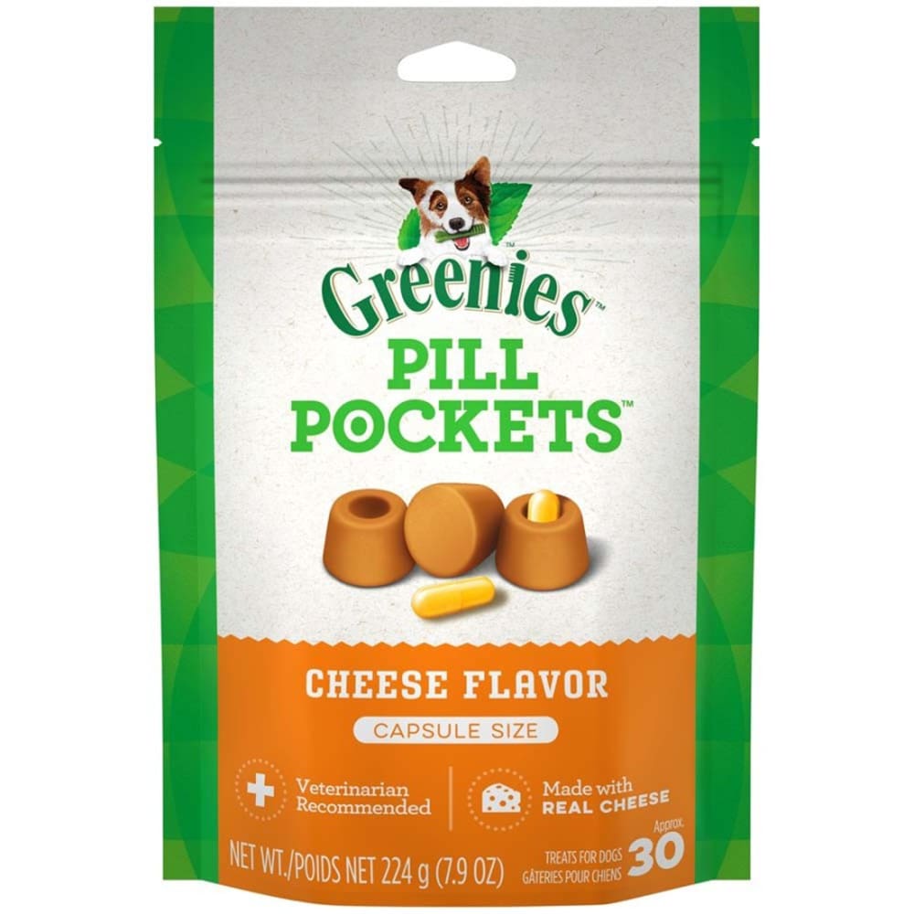 Greenies Pill Pockets for Capsules Cheese 1ea/30 ct 7.9 oz - Pet Supplies - Greenies