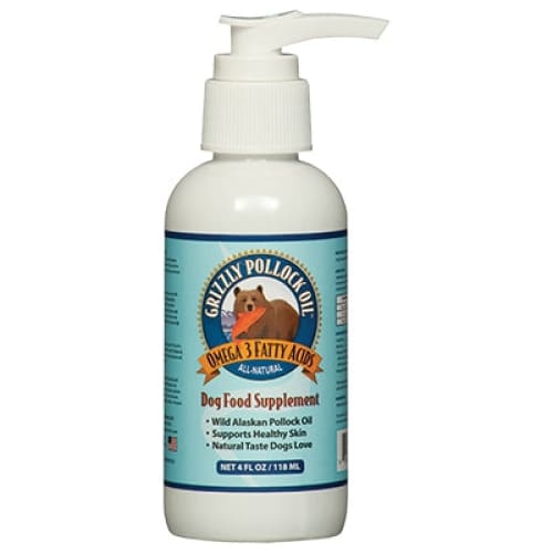 Grizzly Dog Pollock Oil 4Oz - Pet Supplies - Grizzly